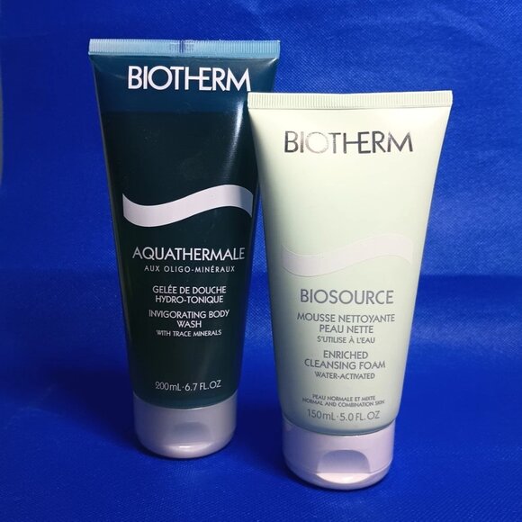 Biotherm Bundle Body Wash + Face Cleansing Foam Both Sealed Full Size